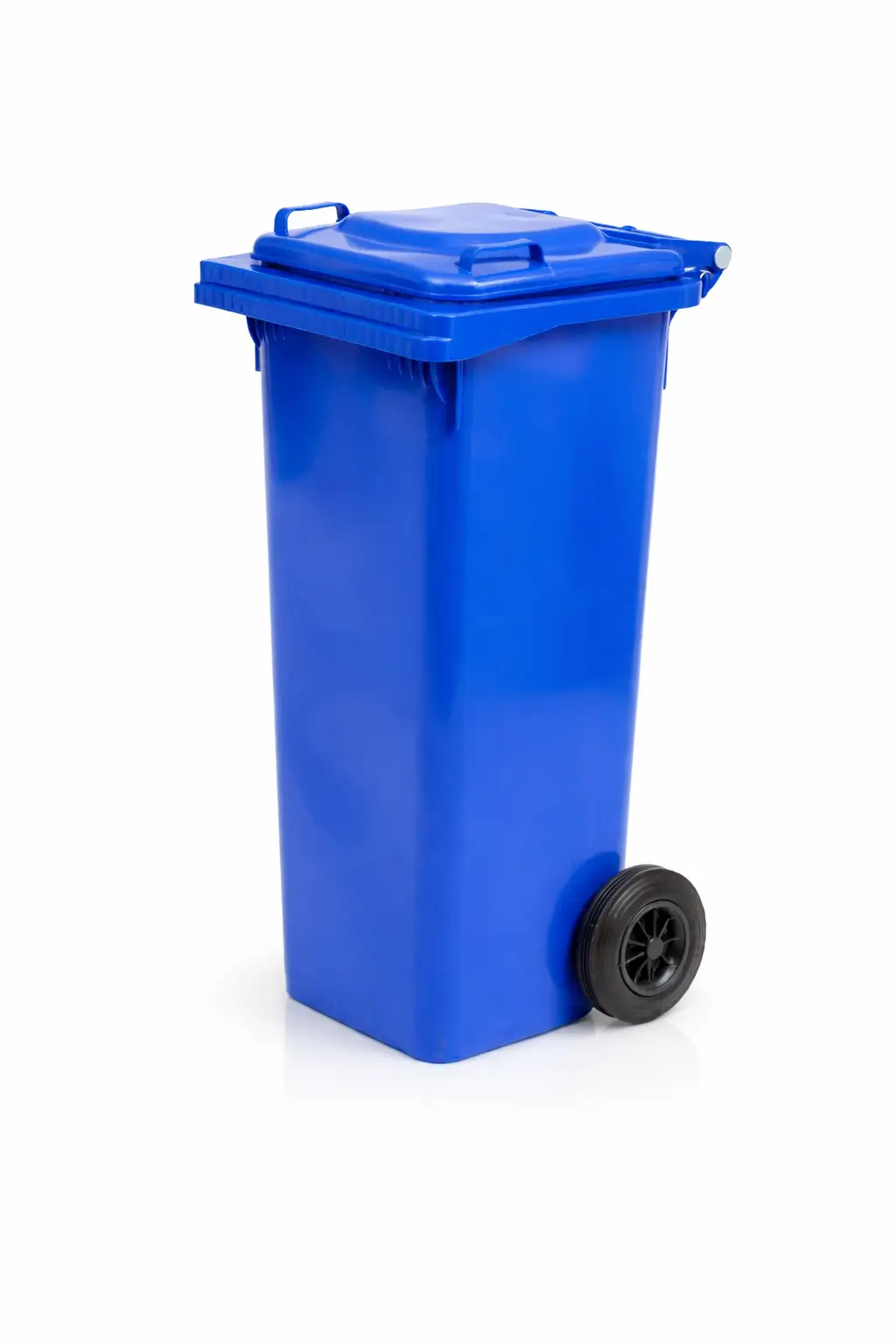 Bidone spazzatura ICS per la raccolta differenziata rifiuti, capacità 120 Lt, colore blu