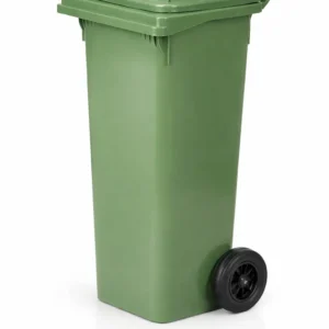 Bidone spazzatura ICS per la raccolta differenziata rifiuti, capacità 120 Lt, colore verde